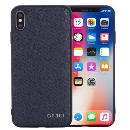 For iPhone 11 Pro GEBEI Full-coverage Shockproof Leather Protective Case(Blue) - iPhone 11 Pro Cases by GEBEI | Online Shopping UK | buy2fix