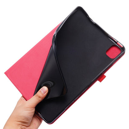 For Xiaomi Pad 5 / 5 Pro Horizontal Flip TPU + Fabric PU Leather Protective Case with Name Card Clip(Black) - Xiaomi Accessories by buy2fix | Online Shopping UK | buy2fix