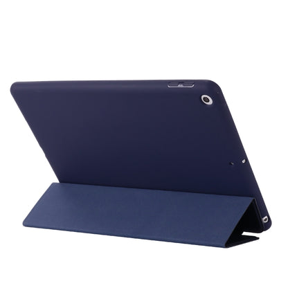 For iPad 10.2 2021 / 2020 / 2019 GEBEI Shockproof Horizontal Flip Leather Case with Three-folding Holder(Royal Blue) - iPad 10.2 Cases by GEBEI | Online Shopping UK | buy2fix