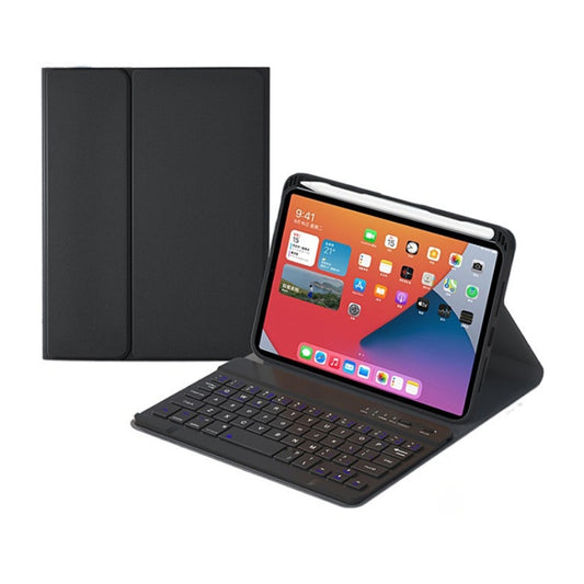 HK006 Square Keys Detachable Bluetooth Keyboard Leather Tablet Case with Holder for iPad mini 6(Black) - For iPad mini by buy2fix | Online Shopping UK | buy2fix