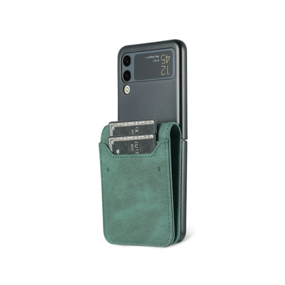 For Samsung Galaxy Z Flip3 5G AZNS Dream II Skin Feel PU+TPU Horizontal Flip PU Phone Case(Green) - Samsung Accessories by GKK | Online Shopping UK | buy2fix