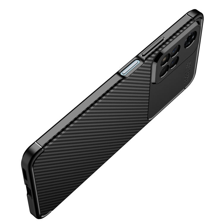 For Xiaomi Redmi Note 11 Pro Carbon Fiber Texture Shockproof TPU Phone Case(Black) - Xiaomi Accessories by buy2fix | Online Shopping UK | buy2fix