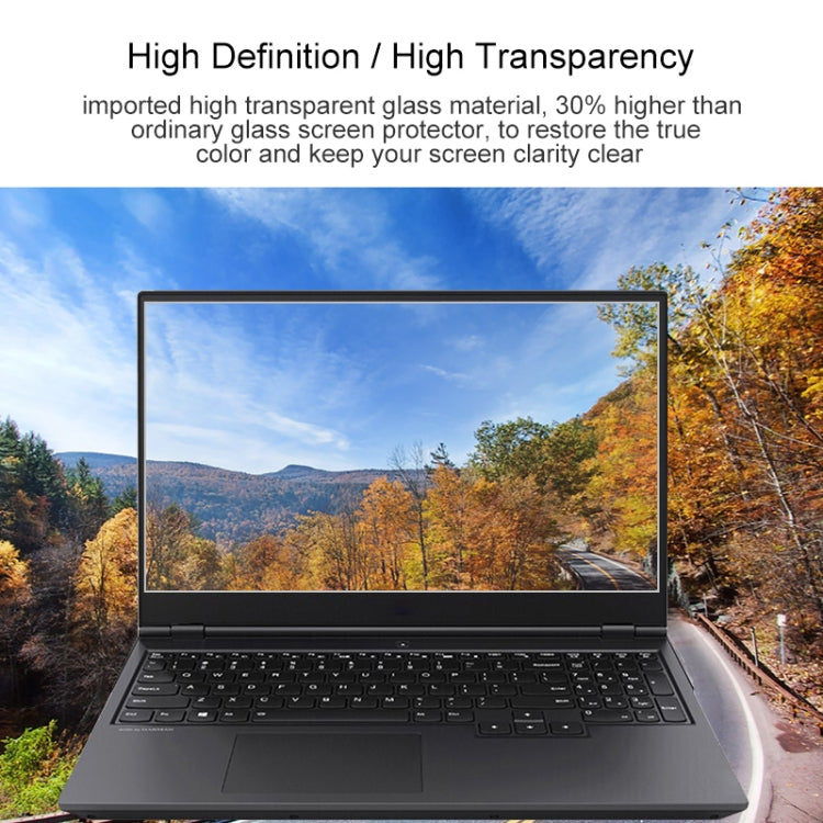 Laptop Screen HD Tempered Glass Protective Film For Lenovo Y9000K 2020 15.6 inch - Computer & Networking by buy2fix | Online Shopping UK | buy2fix