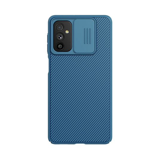 For Samsung Galaxy M52 5G NILLKIN Black Mirror Series Camshield PC Phone Case(Blue) - Galaxy Phone Cases by NILLKIN | Online Shopping UK | buy2fix