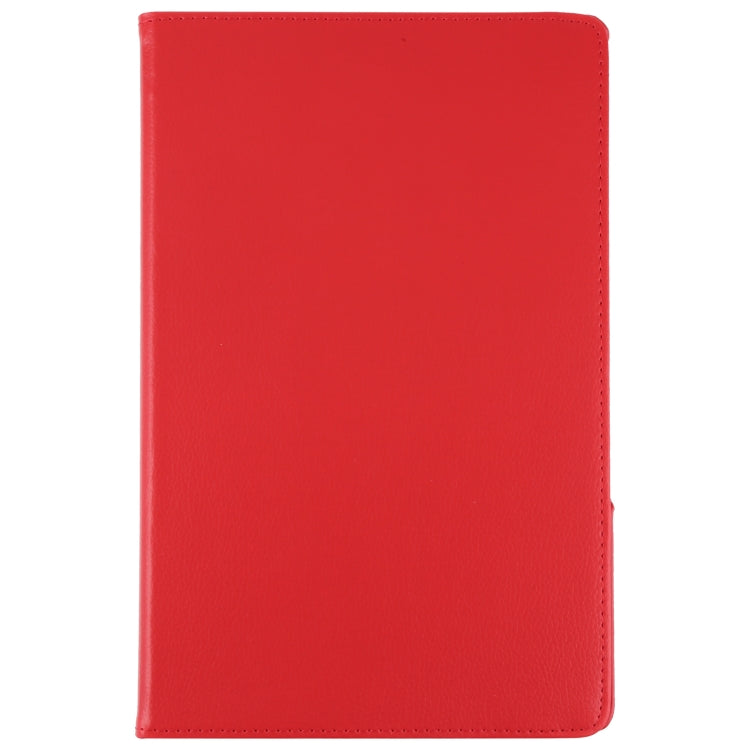 For Lenovo Tab P12 Pro 12.6 Litchi Texture Solid Color Leather Tablet Case(Red) - Lenovo by buy2fix | Online Shopping UK | buy2fix