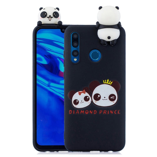 For Huawei Y7 (2019) Shockproof Cartoon TPU Protective Case(Two Pandas) - Huawei Cases by buy2fix | Online Shopping UK | buy2fix