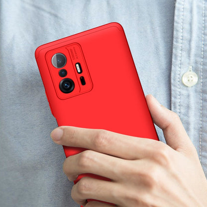 For Xiaomi Mi 11T GKK Three Stage Splicing Full Coverage PC Phone Case(Red) - Xiaomi Cases by GKK | Online Shopping UK | buy2fix