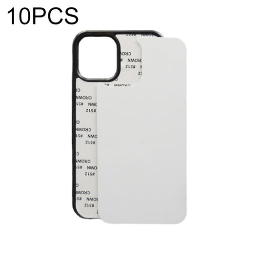 For iPhone 11 10pcs 2D Blank Sublimation Phone Case (Black) - iPhone 11 Cases by buy2fix | Online Shopping UK | buy2fix