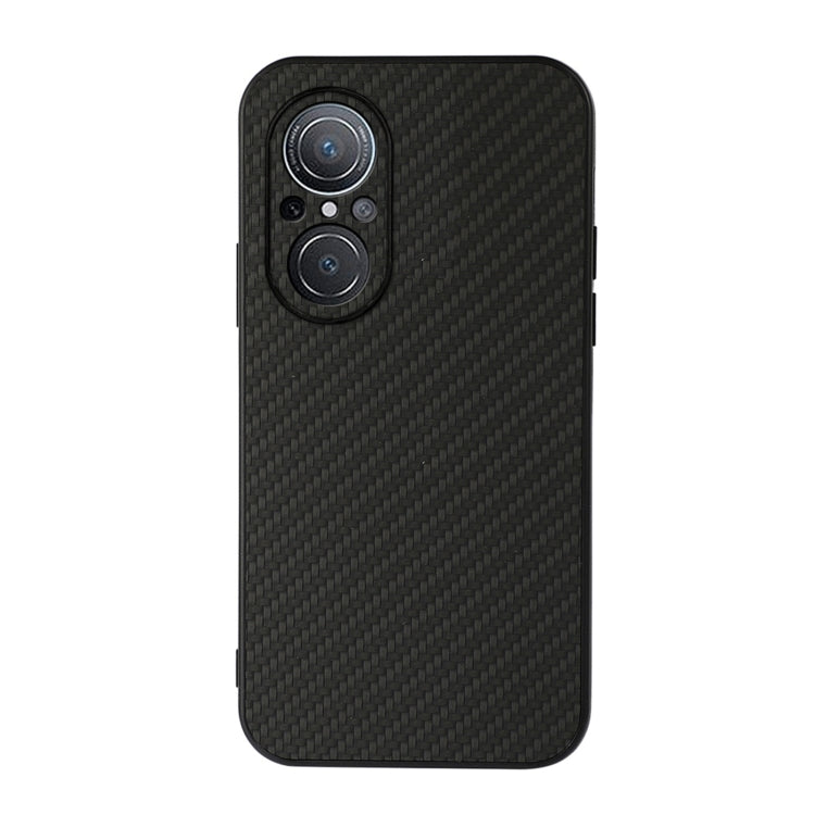 For Huawei nova 9 SE Fine Hole Carbon Fiber Texture Shockproof Phone Case(Black) - Mobile Accessories by buy2fix | Online Shopping UK | buy2fix