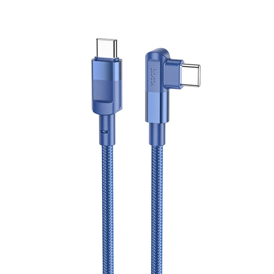 hoco U108 100W USB-C / Type-C to USB-C / Type-C PD Charging Data Cable, Cable Length:1.2m(Blue) -  by hoco | Online Shopping UK | buy2fix