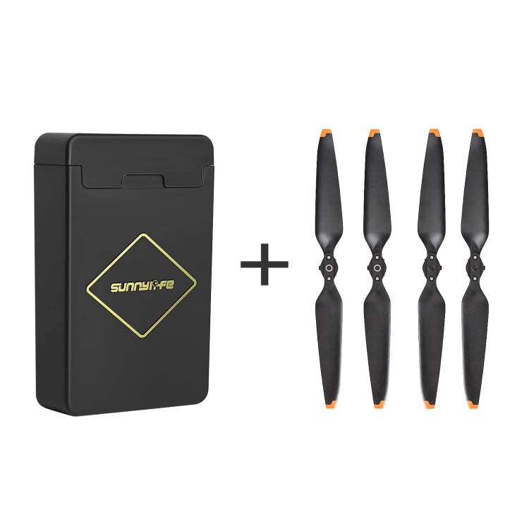 Sunnylife M3-SN376 2 Pairs Propeller Blade + Storage Box for DJI Mavic 3(Orange) - DJI & GoPro Accessories by Sunnylife | Online Shopping UK | buy2fix