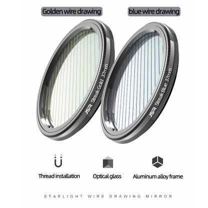 JSR Starlight Drawing Camera Lens Filter, Size:43mm(Streak Blue) - Other Filter by JSR | Online Shopping UK | buy2fix