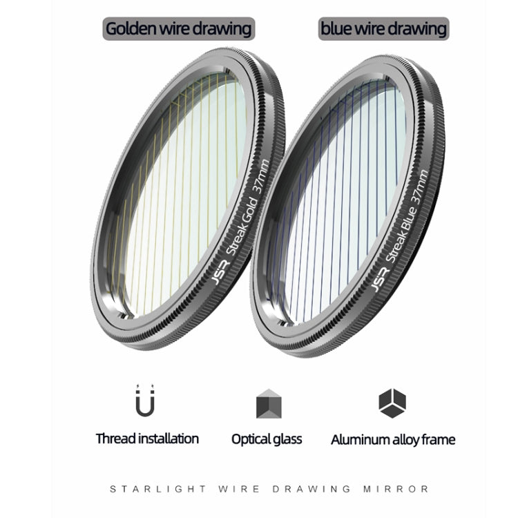 JSR Starlight Drawing Camera Lens Filter, Size:86mm(Streak Gold) - Camera Accessories by JSR | Online Shopping UK | buy2fix
