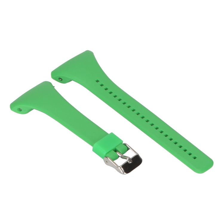 For POLAR FT4 & FT7 Silicone Watch Band(Green) - Smart Wear by buy2fix | Online Shopping UK | buy2fix