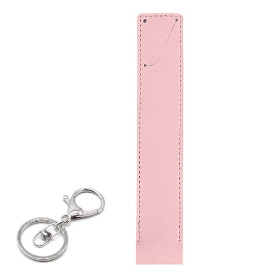 PU Leather Shockproof Protective Case with Metal Buckle for Apple Pencil 1 / 2(Pink) - Pencil Accessories by buy2fix | Online Shopping UK | buy2fix