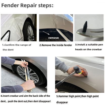 N4 107 in 1 Car Paintless Dent Removal Fender Damage Repair Puller Lifter, Plug Type:UK Plug - In Car by buy2fix | Online Shopping UK | buy2fix