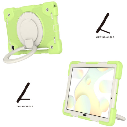 For Samsung Galaxy Tab A8 10.5 2021 Silicone + PC Full Body Protection Tablet Case With Holder & Strap(Green) - Other Galaxy Tab PC by buy2fix | Online Shopping UK | buy2fix