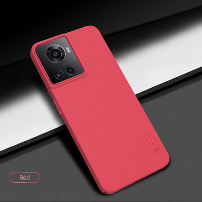 For OnePlus Ace 5G/10R 5G NILLKIN Frosted PC Phone Case(Red) - OnePlus Cases by NILLKIN | Online Shopping UK | buy2fix