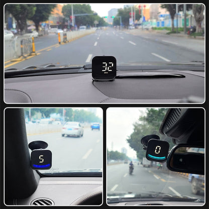 G4 Head Up Display Car Speedometer Smart Digital Alarm Reminder GPS HUD - In Car by buy2fix | Online Shopping UK | buy2fix