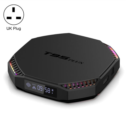 T95 Plus RK3566 Dual Wifi Bluetooth Smart TV Set Top Box, 8GB+64GB(UK Plug) - Consumer Electronics by buy2fix | Online Shopping UK | buy2fix