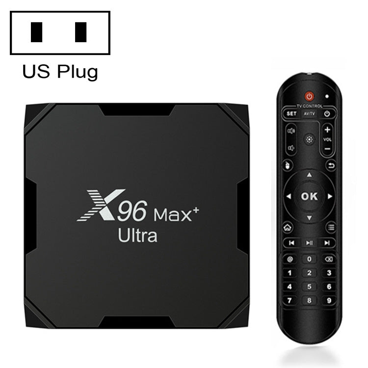 X96 Max+ Ultra 4GB+64GB Amlogic S905X4 8K Smart TV BOX Android 11.0 Media Player, Plug Type:US Plug - Consumer Electronics by buy2fix | Online Shopping UK | buy2fix