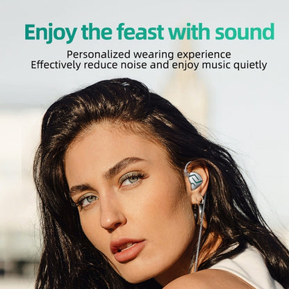 KZ-ZES Electrostatic Dynamic Hybrid HIFI In-Ear Headphones,Length: 1.2m(Without Microphone) - In Ear Wired Earphone by KZ | Online Shopping UK | buy2fix