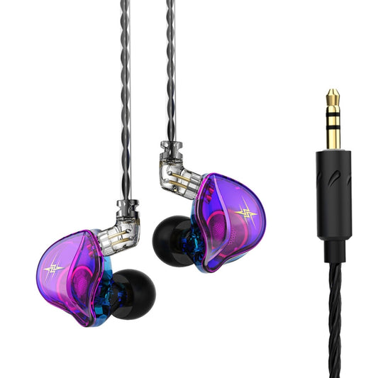 QKZ ZXT Sports In-ear Wired Control Plug HIFI Stereo Stage Monitor Earphone, Style:Standard Version(Colorful) - In Ear Wired Earphone by QKZ | Online Shopping UK | buy2fix