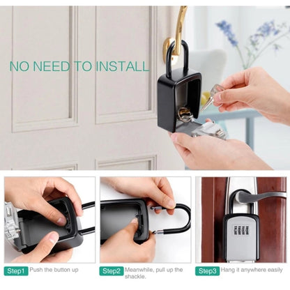 KS6500 Installation-free Hanging Decoration Key Password Box(Orange) - Security by buy2fix | Online Shopping UK | buy2fix