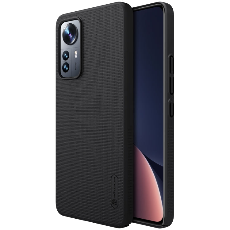 For Xiaomi 12 Lite NILLKIN Frosted PC Phone Case(Black) - Xiaomi Cases by NILLKIN | Online Shopping UK | buy2fix