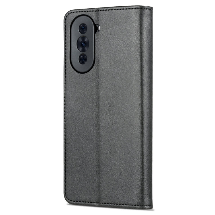 For Huawei nova 10 AZNS Skin Feel Calf Texture Flip Leather Phone Case(Black) - Mobile Accessories by AZNS | Online Shopping UK | buy2fix