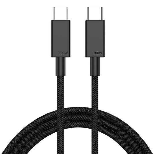 100W USB-C / Type-C to USB-C / Type-C Fast Charging Data Cable, Length:2m(Black) -  by buy2fix | Online Shopping UK | buy2fix