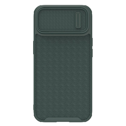 For iPhone 14 Plus  NILLKIN 3D Textured Camshield PC + TPU Phone Case(Green) - iPhone 14 Plus Cases by NILLKIN | Online Shopping UK | buy2fix