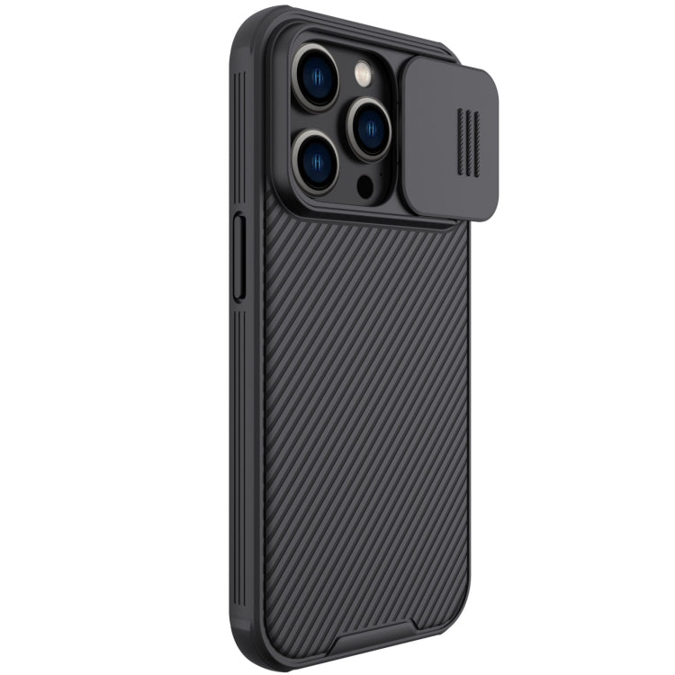 For iPhone 14 Pro NILLKIN CamShield Pro Protective Phone Case(Black) - iPhone 14 Pro Cases by NILLKIN | Online Shopping UK | buy2fix