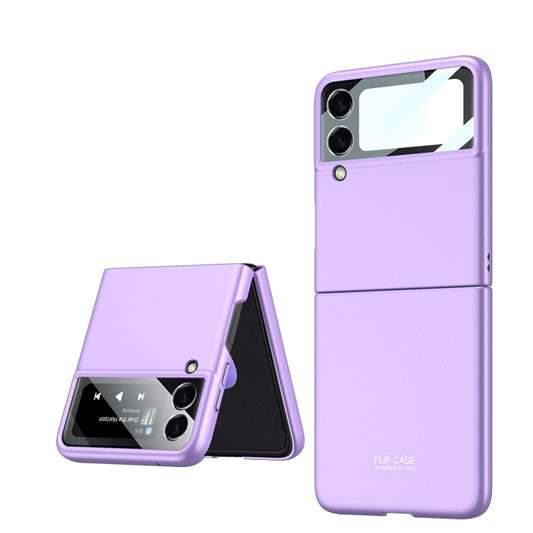 For Samsung Galaxy Z Flip4 GKK Integrated Ultra-thin Full Coverage Phone Case(Purple) - Galaxy Z Flip4 5G Cases by GKK | Online Shopping UK | buy2fix