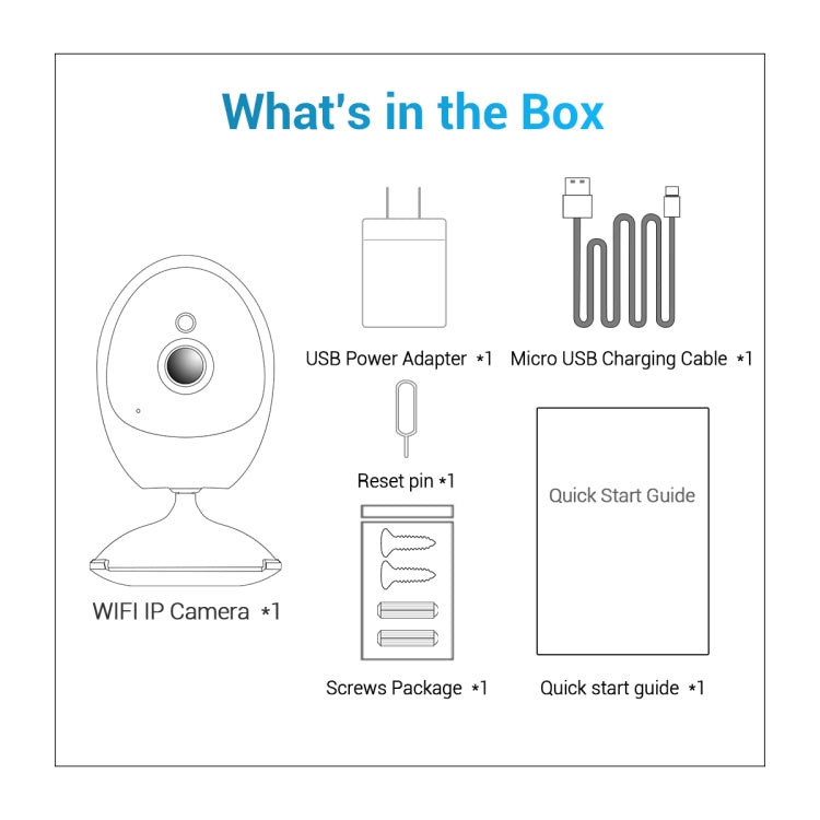 ESCAM QF006 3MP 1296P HD Indoor Wireless PTZ IP Camera IR Night Vision AI Humanoid Detection Home Security CCTV Monitor, Plug Type:US Plug(White) - Security by ESCAM | Online Shopping UK | buy2fix