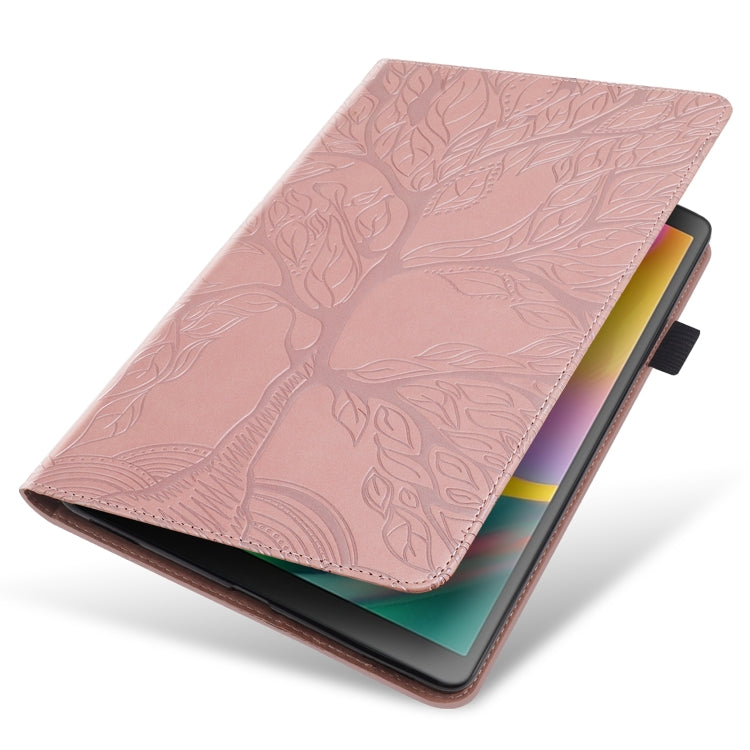 For Xiaomi Redmi Pad 10.61 Life Tree Series Horizontal Flip Leather Case with Holder(Rose Gold) - Mobile Accessories by buy2fix | Online Shopping UK | buy2fix