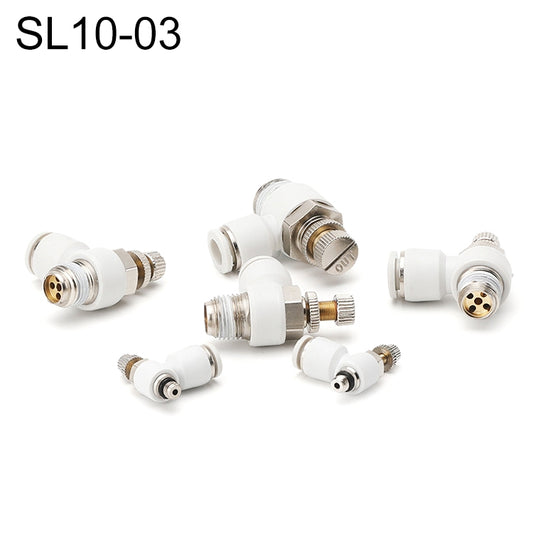 SL10-03 LAIZE SL Throttle Valve Elbow Pneumatic Quick Connector -  by LAIZE | Online Shopping UK | buy2fix