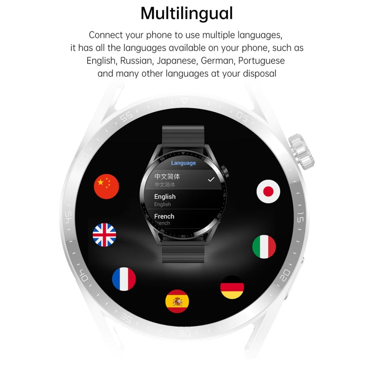 Ochstin 5HK3 Plus 1.36 inch Round Screen Bluetooth Smart Watch, Strap:Silicone(Black) - Smart Wear by OCHSTIN | Online Shopping UK | buy2fix