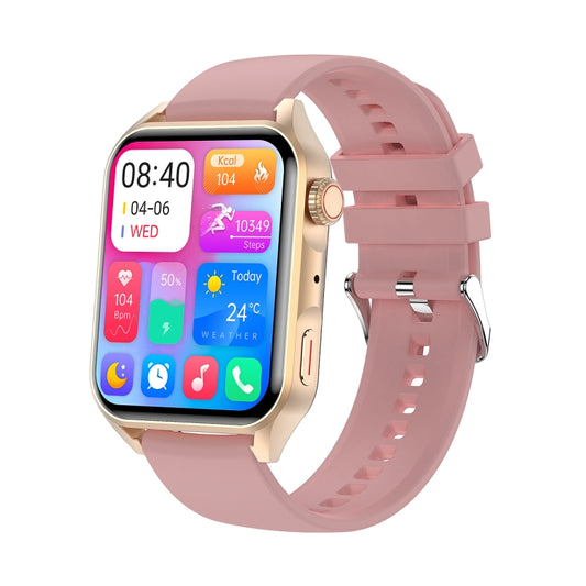 Ochstin 5HK28 1.78 inch Square Screen Silicone Strap Smart Watch Supports Bluetooth Call Function/Blood Oxygen Monitoring(Pink) - Smart Wear by OCHSTIN | Online Shopping UK | buy2fix