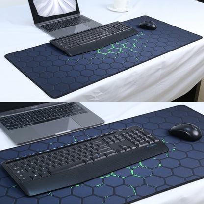 Anti-Slip Rubber Cloth Surface Game Mouse Mat Keyboard Pad, Size:90 x 40 x 0.2cm(Green Honeycomb) - Mouse Pads by buy2fix | Online Shopping UK | buy2fix