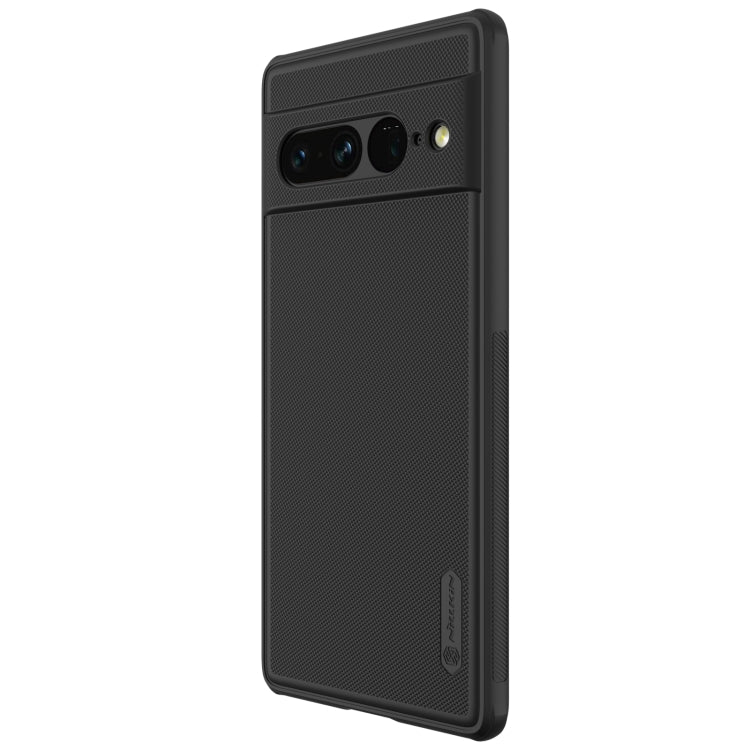 For Google Pixel 7 Pro 5G NILLKIN Super Frosted Shield Pro PC + TPU Phone Case(Black) - Google Cases by NILLKIN | Online Shopping UK | buy2fix
