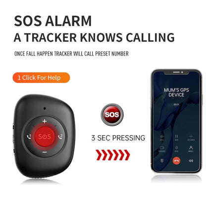 RF-V50 IP67 Waterproof 4G LTE 3G 2G GSM Elderly SOS Button Emergency Alarm GPS Tracker(Red) - In Car by buy2fix | Online Shopping UK | buy2fix