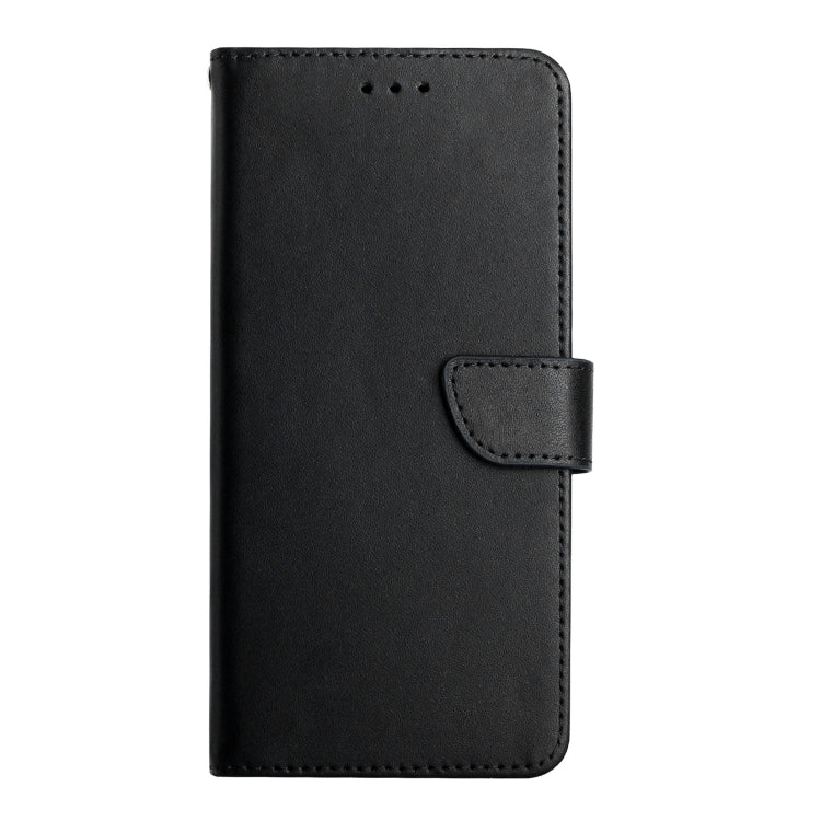 For Xiaomi Redmi Note 12 Pro 5G China Genuine Leather Fingerprint-proof Flip Phone Case(Black) - Note 12 Pro Cases by buy2fix | Online Shopping UK | buy2fix