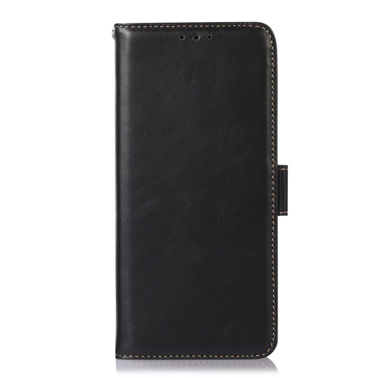 For Nokia X30 5G Crazy Horse Top Layer Cowhide Leather Phone Case(Black) - Nokia Cases by buy2fix | Online Shopping UK | buy2fix
