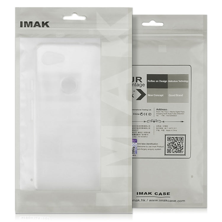 For Google Pixel 7 Pro IMAK UX-5 Series Transparent Shockproof TPU Protective Phone Case(Transparent  Black) - Google Cases by imak | Online Shopping UK | buy2fix