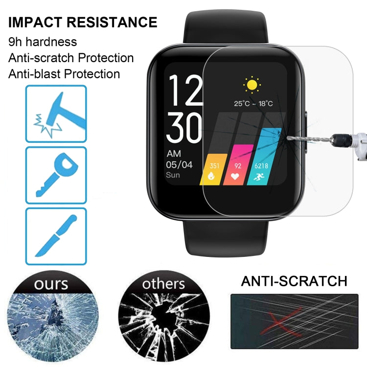 For Realme Watch Smart Watch Tempered Glass Film Screen Protector - Screen Protector by buy2fix | Online Shopping UK | buy2fix