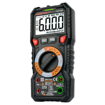 HABOTEST HT118D Portable High-precision Manual Digital Multimeter - Digital Multimeter by HABOTEST | Online Shopping UK | buy2fix