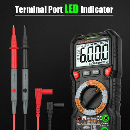 HABOTEST HT118D Portable High-precision Manual Digital Multimeter - Digital Multimeter by HABOTEST | Online Shopping UK | buy2fix