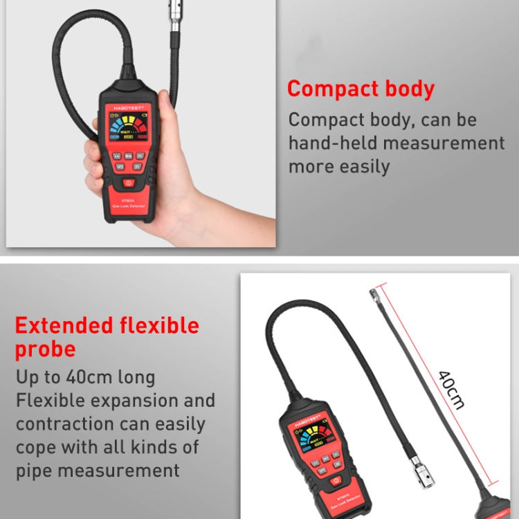 HABOTEST HT601A Combustible Gas Detector Thousand Battery Model without Numerical Display - Gas Monitor by HABOTEST | Online Shopping UK | buy2fix