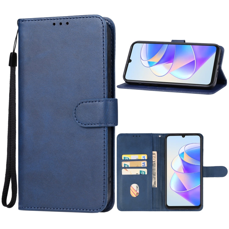 For Honor X7a Leather Phone Case(Blue) - Honor Cases by buy2fix | Online Shopping UK | buy2fix